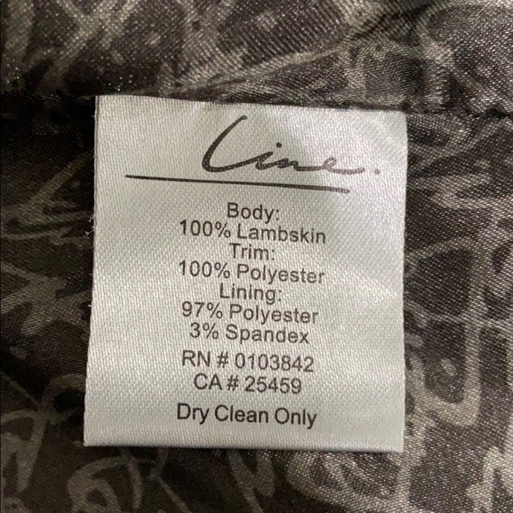 Line leather jacket - Picture 8 of 8